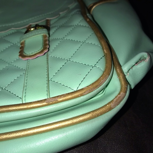 Cool baby backpack | Mint color - Picture 3 of 7
